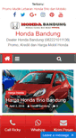Mobile Screenshot of honda-bandung.com